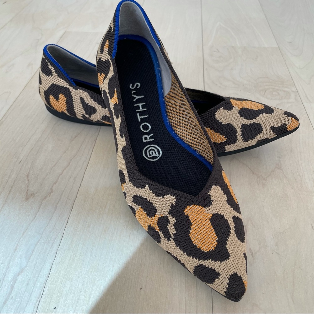EUC size 6 Rothy’s Big Cat pointed toe flat